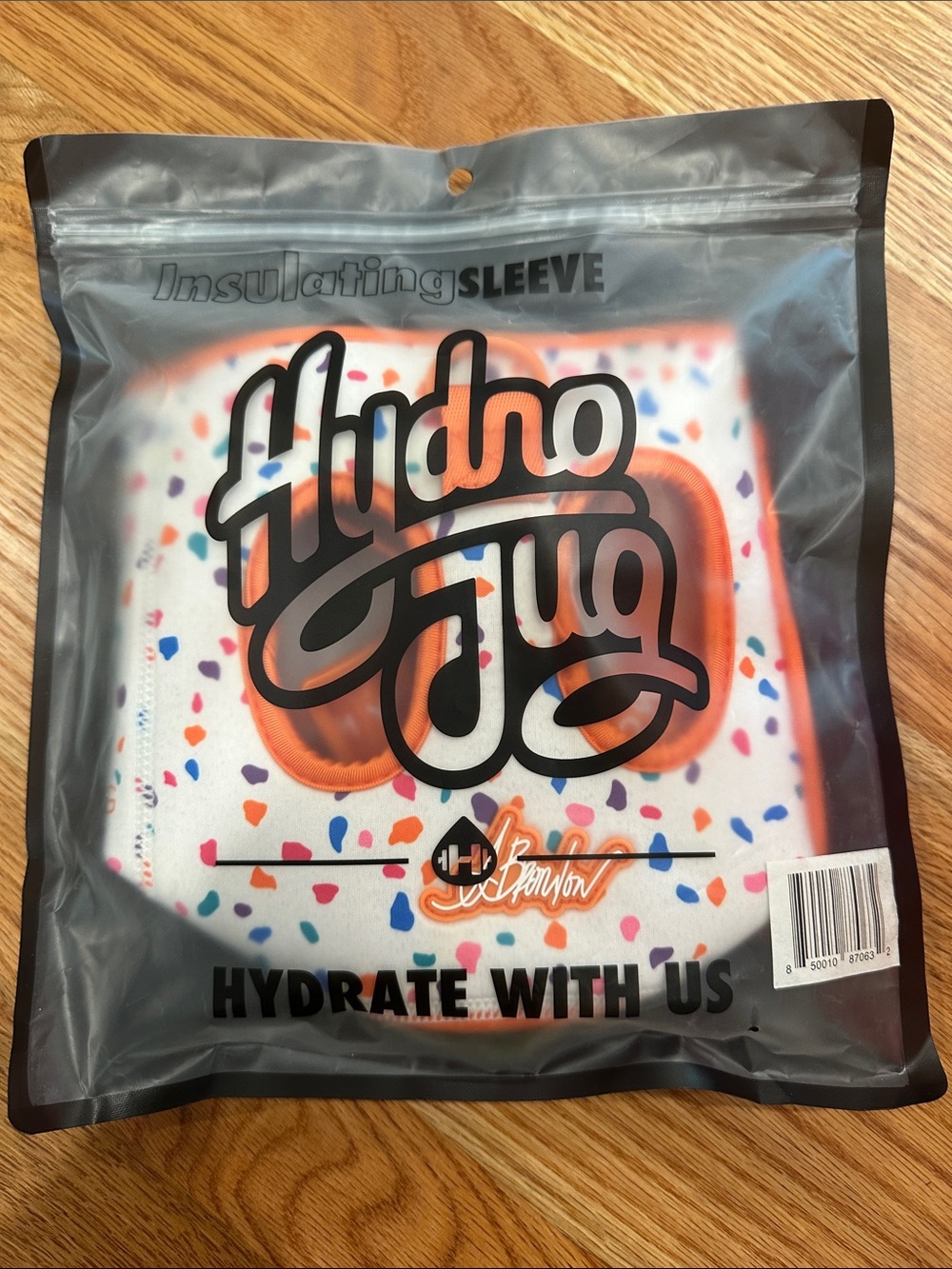 HydroJug confetti sleeve - NEW limited edition aubrie bromlow hydro jug cover